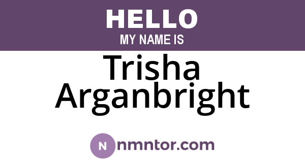 Trisha Arganbright