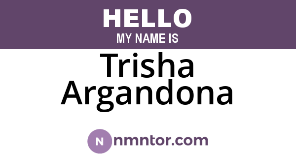 Trisha Argandona