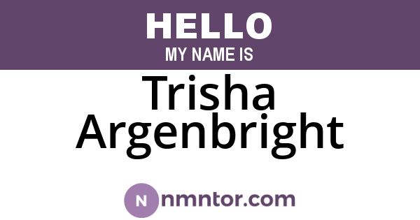 Trisha Argenbright