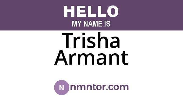 Trisha Armant