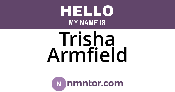 Trisha Armfield