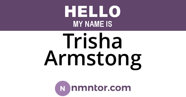 Trisha Armstong
