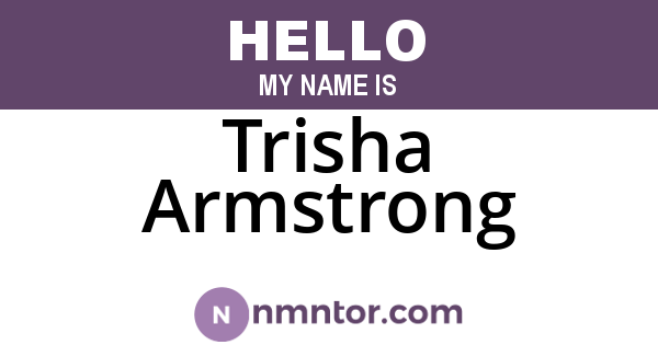 Trisha Armstrong