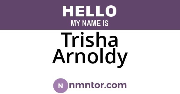 Trisha Arnoldy