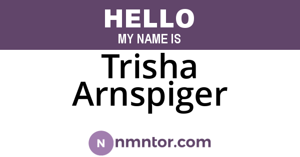 Trisha Arnspiger