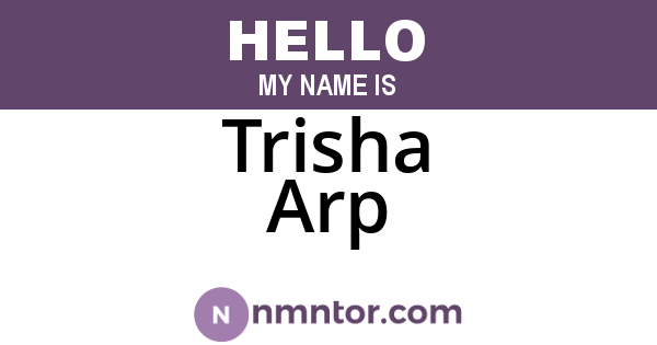 Trisha Arp