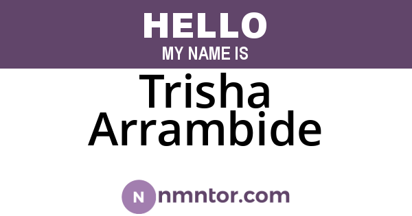 Trisha Arrambide