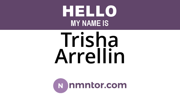 Trisha Arrellin