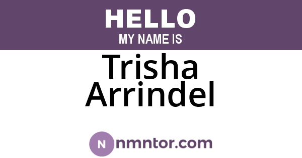 Trisha Arrindel