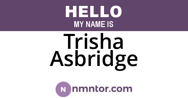Trisha Asbridge