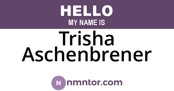 Trisha Aschenbrener
