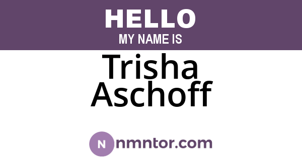 Trisha Aschoff