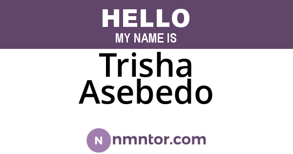 Trisha Asebedo