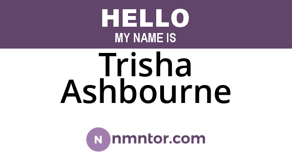 Trisha Ashbourne