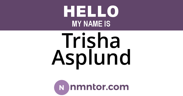Trisha Asplund