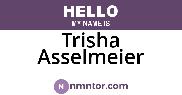 Trisha Asselmeier