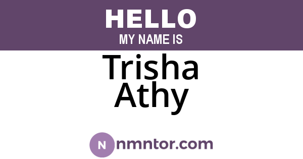 Trisha Athy