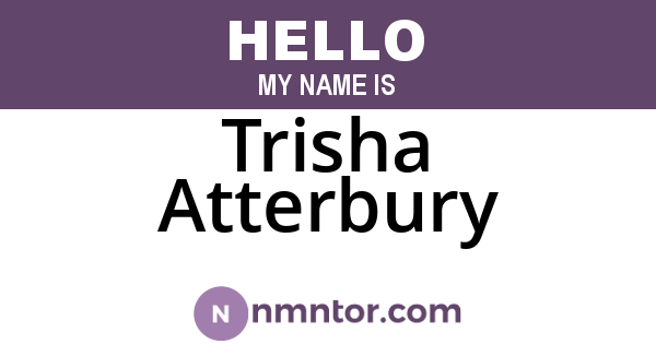 Trisha Atterbury