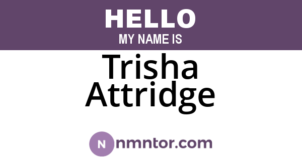 Trisha Attridge
