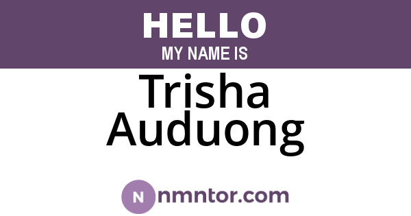 Trisha Auduong