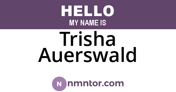 Trisha Auerswald