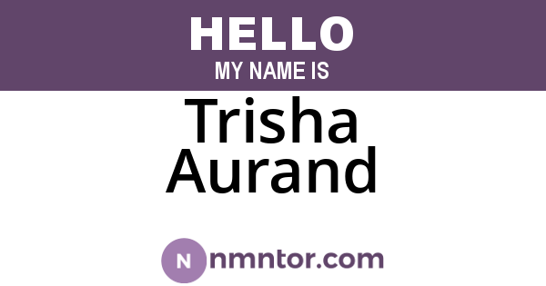 Trisha Aurand