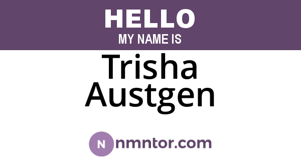 Trisha Austgen