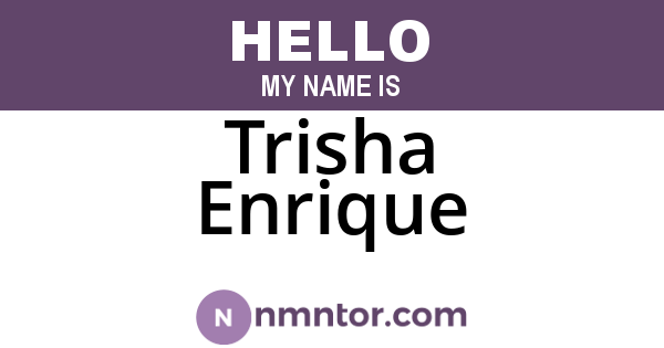 Trisha Enrique