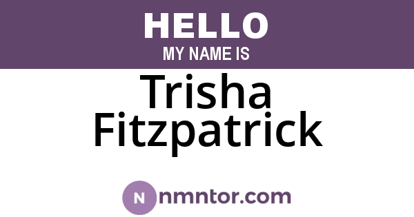 Trisha Fitzpatrick
