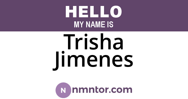 Trisha Jimenes