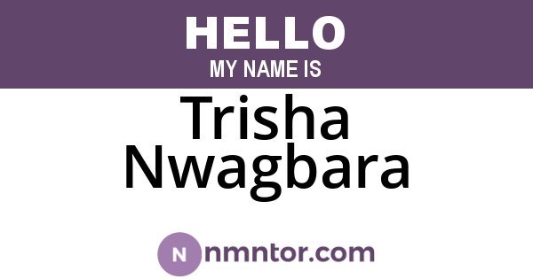 Trisha Nwagbara