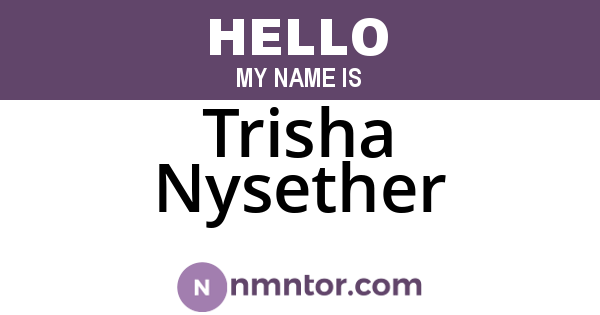 Trisha Nysether