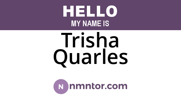 Trisha Quarles