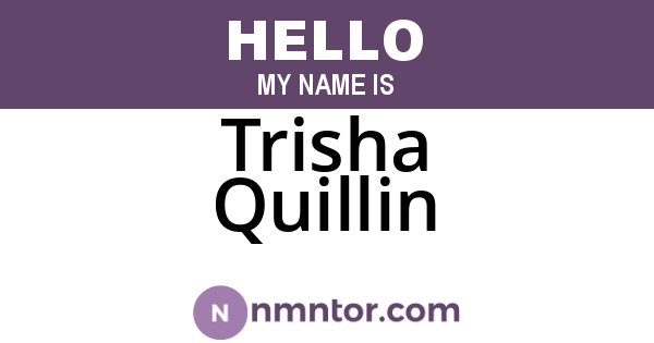 Trisha Quillin