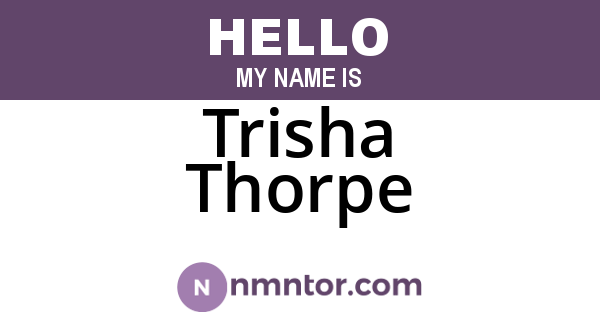 Trisha Thorpe