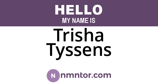 Trisha Tyssens