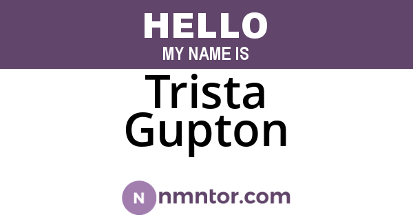 Trista Gupton