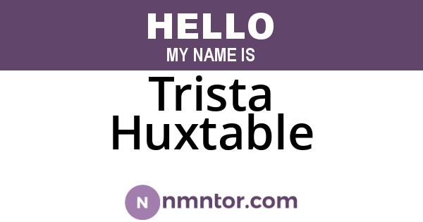 Trista Huxtable