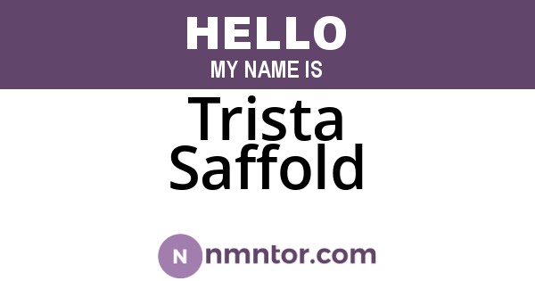 Trista Saffold