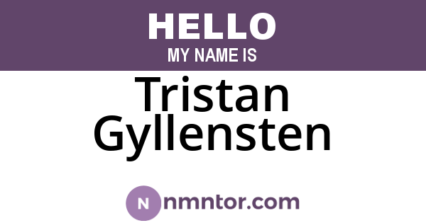 Tristan Gyllensten