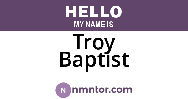 Troy Baptist