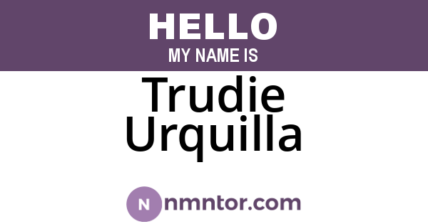 Trudie Urquilla