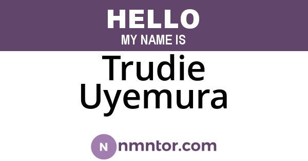 Trudie Uyemura