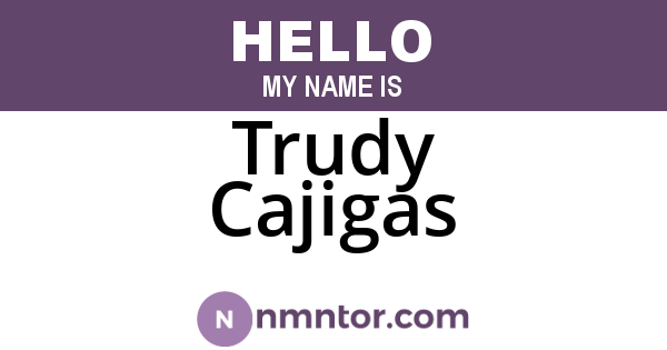 Trudy Cajigas