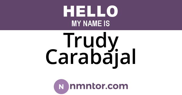 Trudy Carabajal