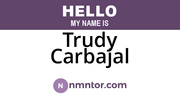 Trudy Carbajal