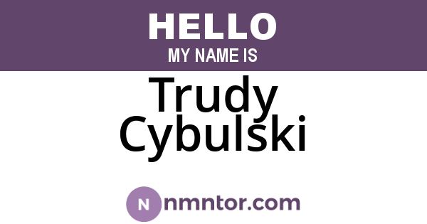 Trudy Cybulski