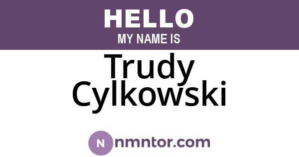 Trudy Cylkowski
