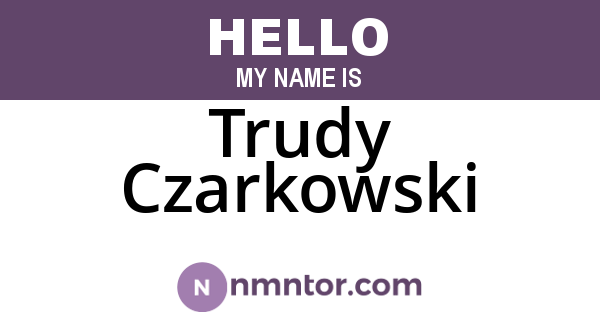 Trudy Czarkowski