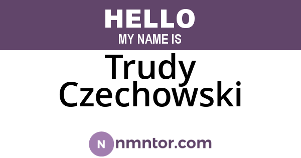 Trudy Czechowski